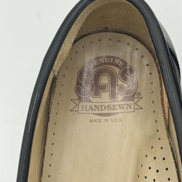 SAS Ace Slip On Loafer Size 9 9W Black Leather Upper - Picture 13 of 13